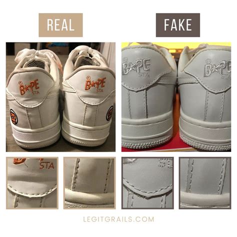 fake bapesta shoes vs real|bape sta shoes scam.